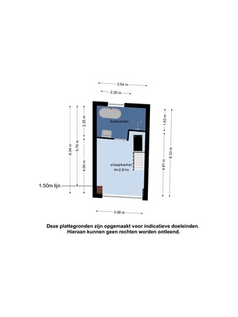 Plattegrond - Pootstraat 82, 2613 PM Delft - 115744593_pootstraat_82_1e_verdieping_1e_verdieping_20220201_f721d4.jpg