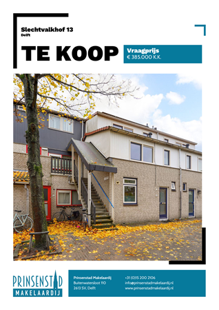 Brochure - Slechtvalkhof 13, 2623 PE DELFT (2) - Slechtvalkhof 13, 2623 PE Delft