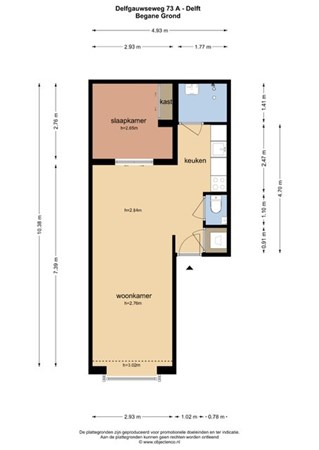 Plattegrond - Delfgauwseweg 73A, 2628 EJ Delft - c.jpg