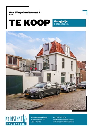 Brochure - Van Slingelandtstraat 2, 2613 TT DELFT (1) - Van Slingelandtstraat 2, 2613 TT Delft