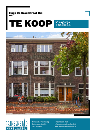 Brochure - Hugo De Grootstraat 163, 2613 VS DELFT (2) - Hugo de Grootstraat 163, 2613 VS Delft