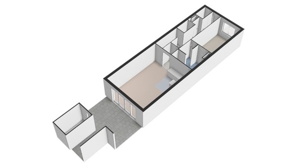 Plattegrond - Hoflandendreef 72, 2614 MV Delft - Perceel-3D.jpg