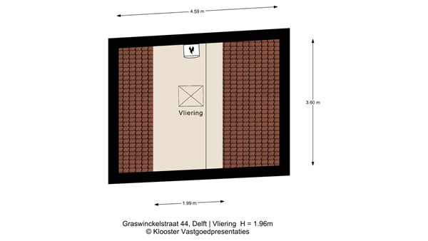 Plattegrond - Graswinckelstraat 44, 2613 PX Delft - Vliering.jpg