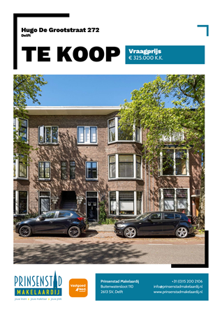 Brochure - Hugo De Grootstraat 272, 2613 VB DELFT (1) - Hugo de Grootstraat 272, 2613 VB Delft