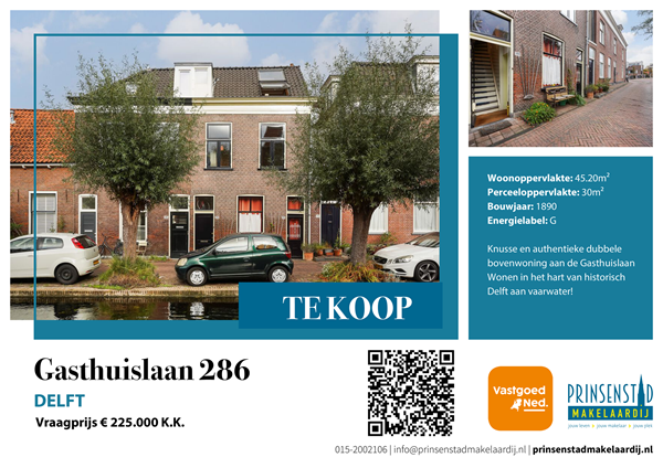 Brochure - raampresentatie a4 liggend - zurich - gasthuislaan 286 - delft.pdf.pdf - Gasthuislaan 286, 2611 RC Delft