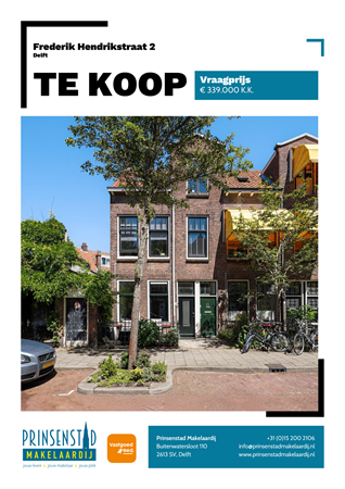 Brochure - Frederik Hendrikstraat 2, 2628 TB DELFT (2) - Frederik Hendrikstraat 2, 2628 TB Delft
