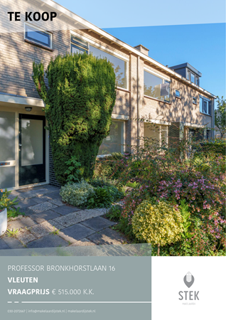 Brochure preview - Professor Bronkhorstlaan 16, 3451 ES VLEUTEN (1)