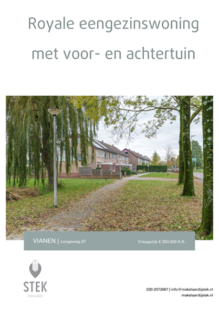 Brochure preview - Langeweg 67, 4133 AT VIANEN (1)