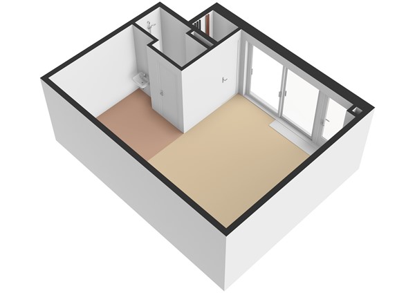 Floorplan - Croesestraat 132B, 3522 AJ Utrecht