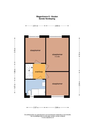 Floorplan - Wagenhoeve 8, 3992 PC Houten