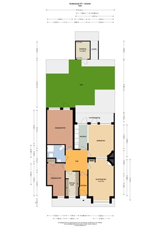 Floorplan - Oudenoord 377, 3513 EP Utrecht