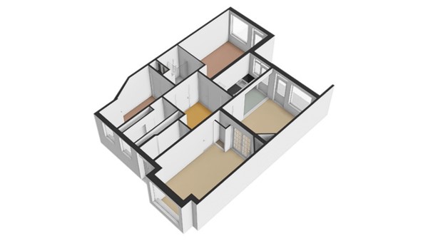 Floorplan - Oudenoord 377, 3513 EP Utrecht