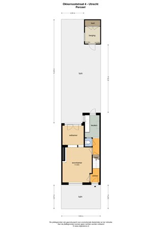 Floorplan - Okkernootstraat 4, 3552 VM Utrecht