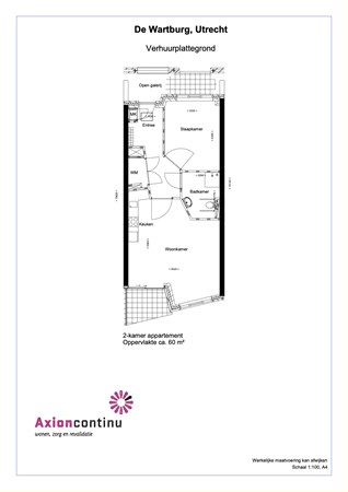 Floorplan - Kennedylaan 340, 3533 KJ Utrecht