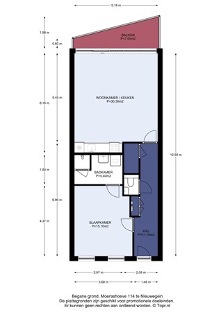 Floorplan - Moerashoeve 114, 3438 LE Nieuwegein