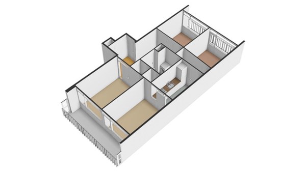 Floorplan - Livingstonelaan 196, 3526 HS Utrecht