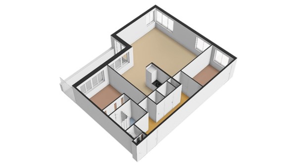 Floorplan - Hartingstraat 174, 3511 HV Utrecht