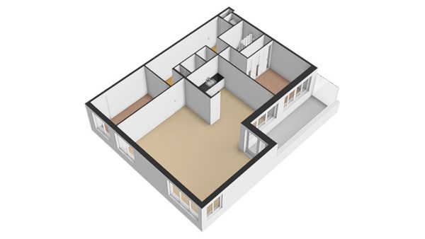 Floorplan - Hartingstraat 174, 3511 HV Utrecht