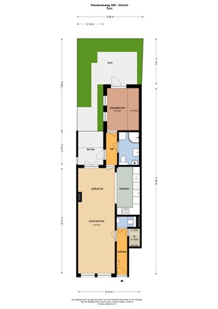 Floorplan - Vleutenseweg 308, 3532 HT Utrecht