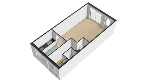 Floorplan - Roerstraat 95, 3522 GT Utrecht