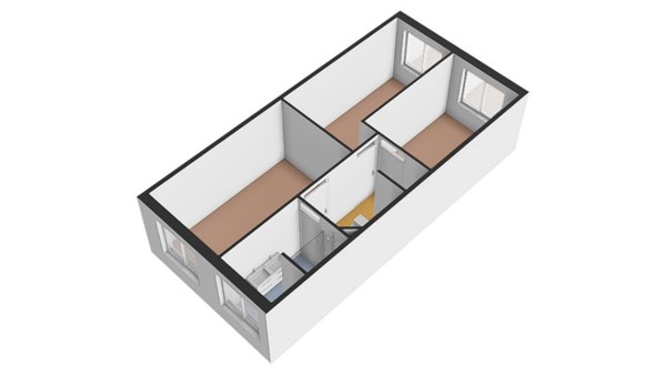 Floorplan - Roerstraat 95, 3522 GT Utrecht