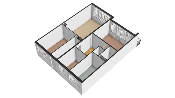 Floorplan - Marco Pololaan 217, 3526 GC Utrecht