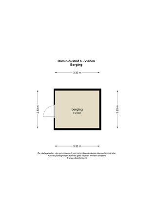 Floorplan - Dominicushof 6, 4133 AN Vianen