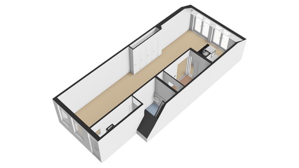 Floorplan - Havikstraat 77, 3514 TN Utrecht