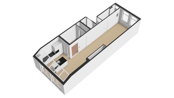 Floorplan - Havikstraat 77, 3514 TN Utrecht