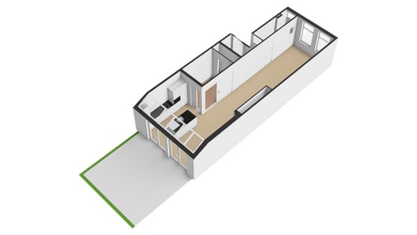 Floorplan - Havikstraat 77, 3514 TN Utrecht