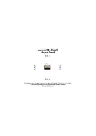 Floorplan - Jansveld 3B, 3512 BD Utrecht