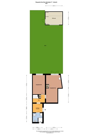 Floorplan - Royaards van den Hamkade 17, 3552 CJ Utrecht