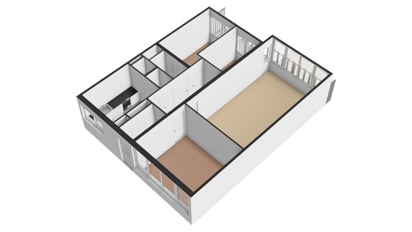 Floorplan - Faustdreef 479, 3561 LR Utrecht