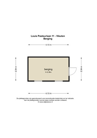 Floorplan - Louis Pasteurlaan 11, 3451 EJ Vleuten