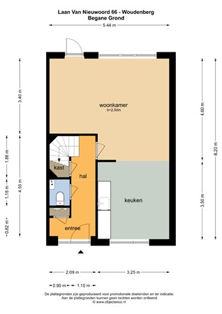 Floorplan - Laan van Nieuwoord 66, 3931 DH Woudenberg