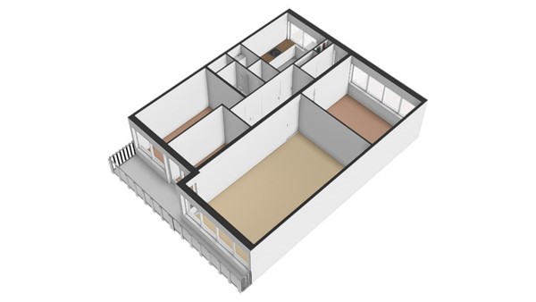 Floorplan - Rubicondreef 138, 3561 JE Utrecht