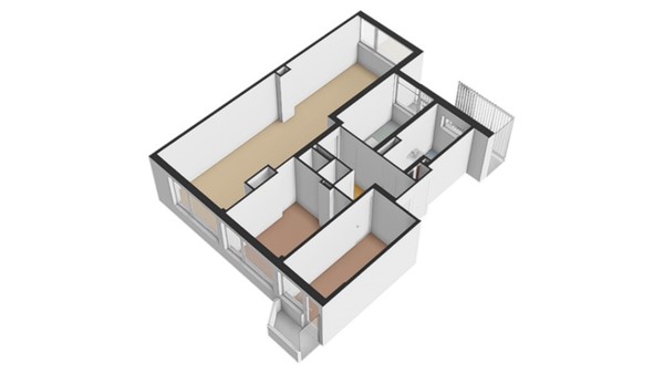 Floorplan - Auriollaan 98, 3527 EX Utrecht