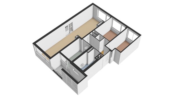 Floorplan - Auriollaan 104, 3527 EX Utrecht