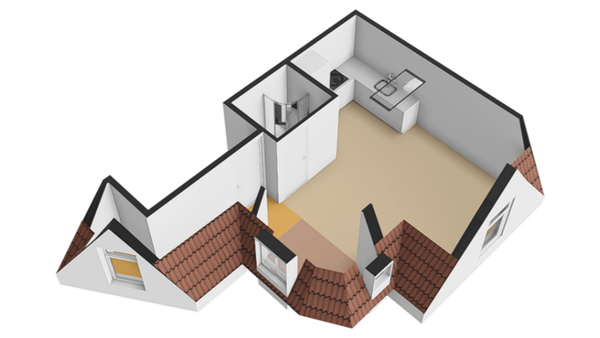 Floorplan - Van Speijkstraat 6E, 3572 XC Utrecht