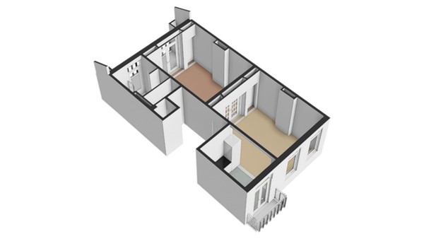 Floorplan - Predikherenkerkhof 20A, 3512 TK Utrecht