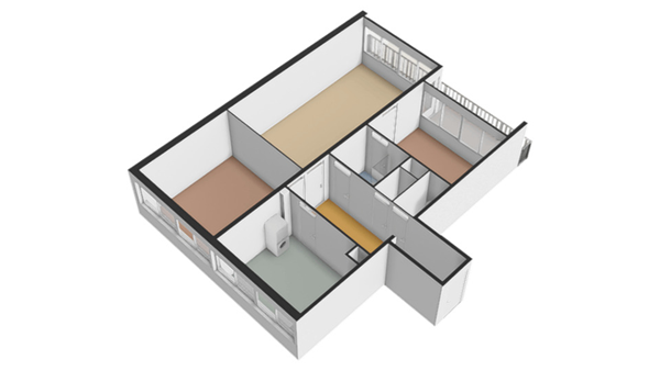 Floorplan - Hijmans van den Berghlaan 190, 3571 PG Utrecht