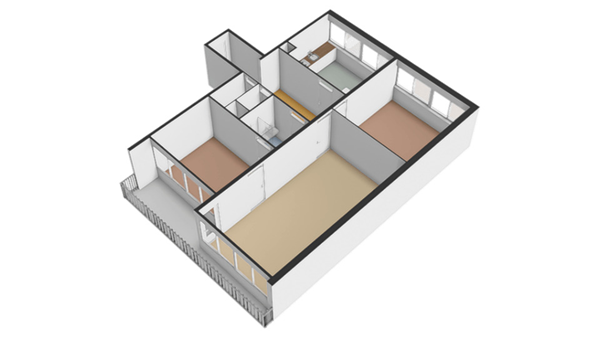 Floorplan - Hijmans van den Berghlaan 190, 3571 PG Utrecht