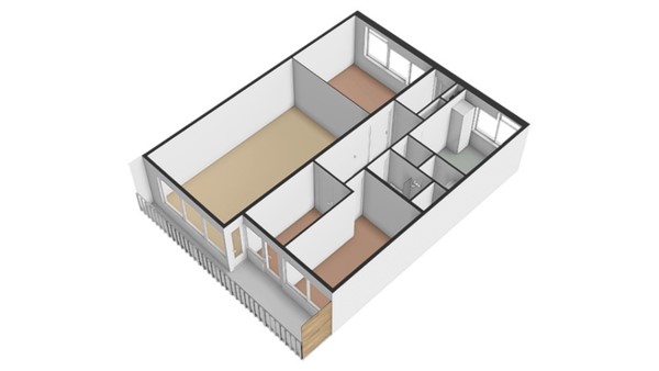Floorplan - Rubicondreef 160, 3561 JG Utrecht