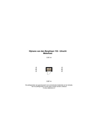 Floorplan - Hijmans van den Berghlaan 132, 3571 PE Utrecht