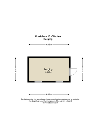 Floorplan - Curielaan 13, 3451 EK Utrecht