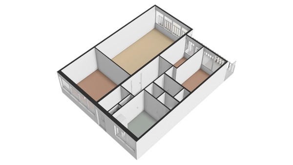 Floorplan - Rubicondreef 186, 3561 JG Utrecht