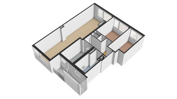 Floorplan - Auriollaan 92, 3527 EX Utrecht