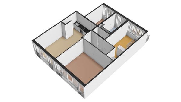 Floorplan - Achter Clarenburg 59, 3511 JH Utrecht
