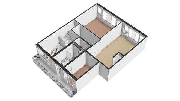 Floorplan - Achter Clarenburg 59, 3511 JH Utrecht
