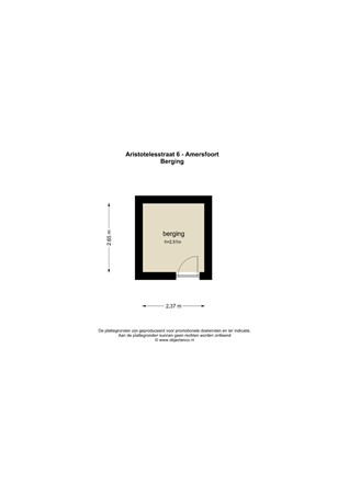 Floorplan - Aristotelesstraat 6, 3822 BT Amersfoort